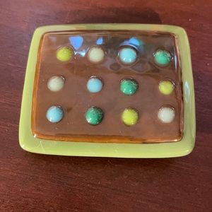 One of a kind Glass belt Buckle